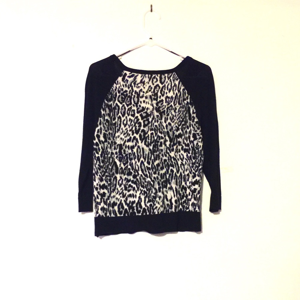 Leopard-Print Cardigan - Picture 2 of 7
